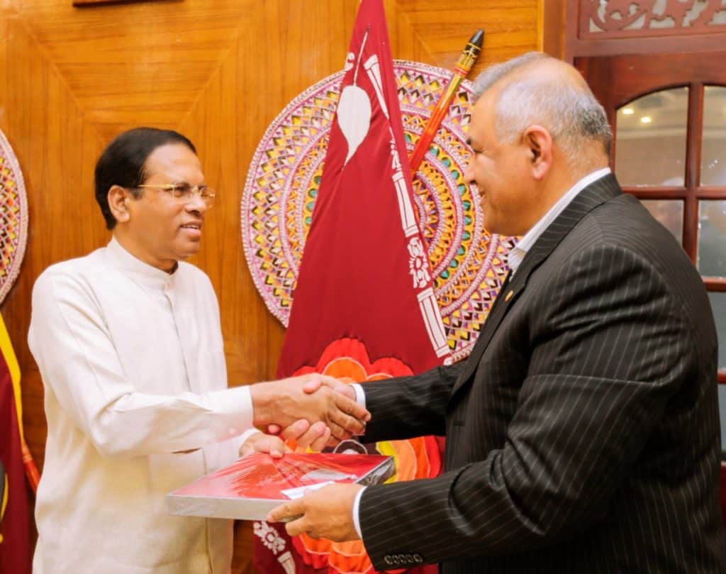 Devan and srilanka president